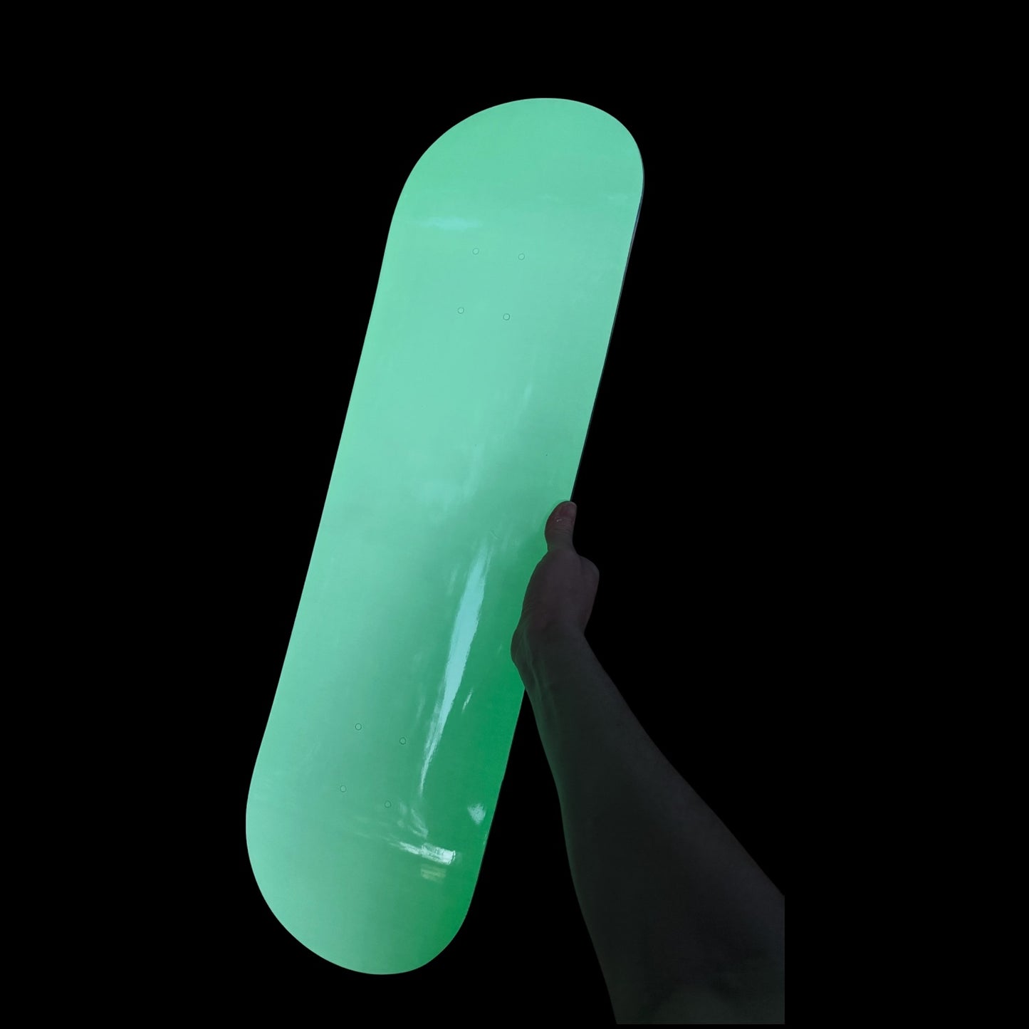 "Glower" skateboard deck