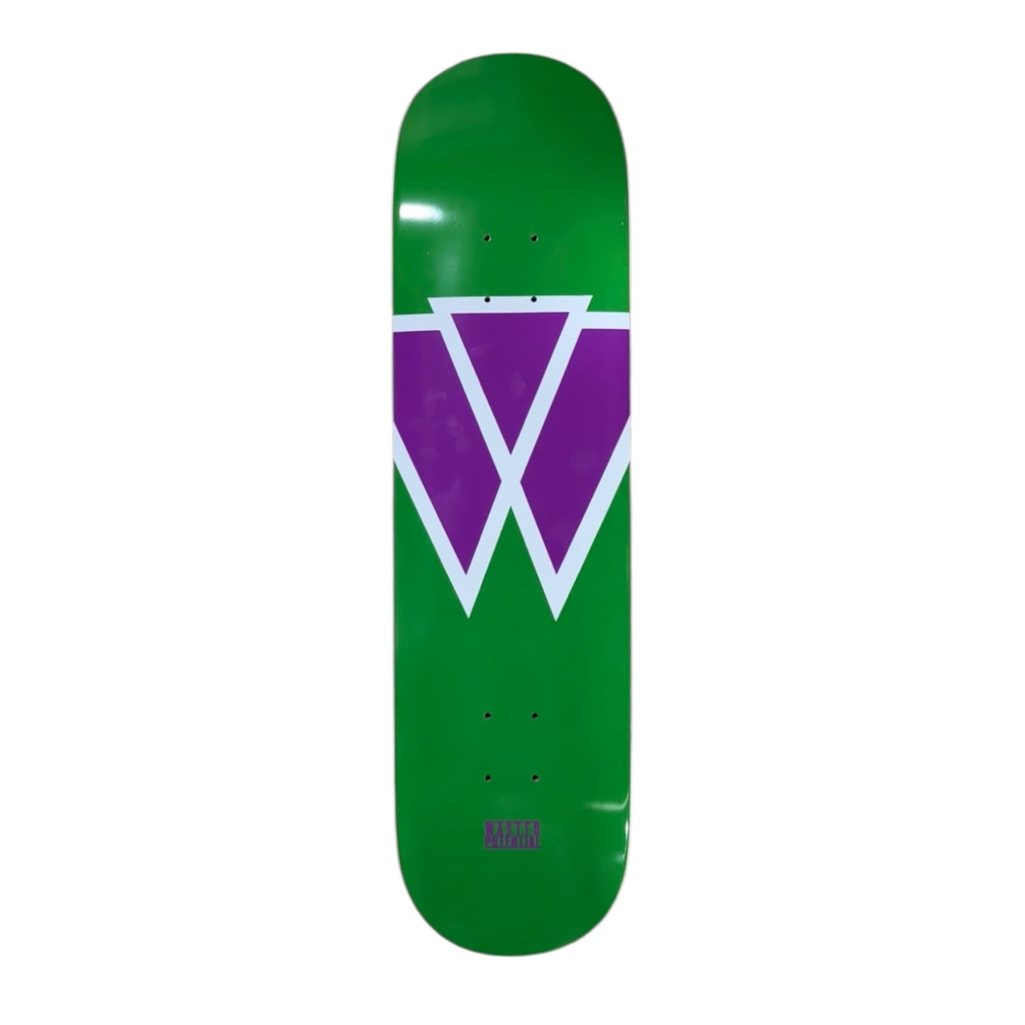 Wasted Potential Logo Skateboard Deck - Green