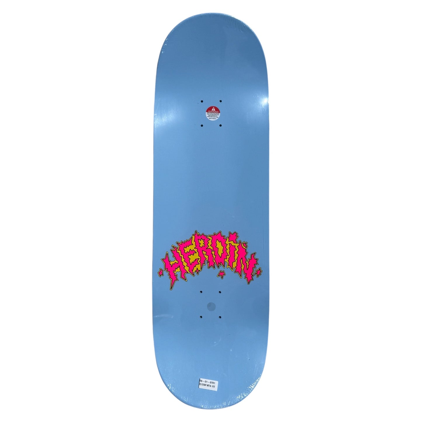 Heroin Skateboard Deck Craig Questions Scrap Metal
