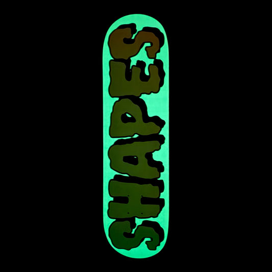 Shapes Glow in the Dark skateboard deck