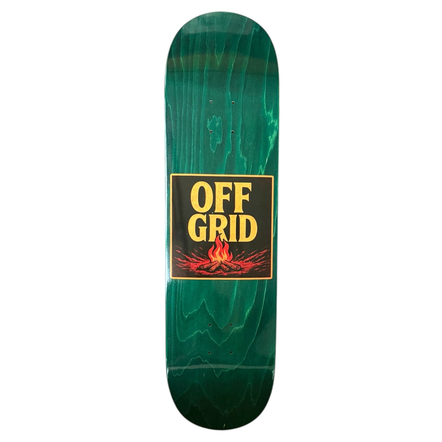 Off Grid - Campfire Skateboard Deck