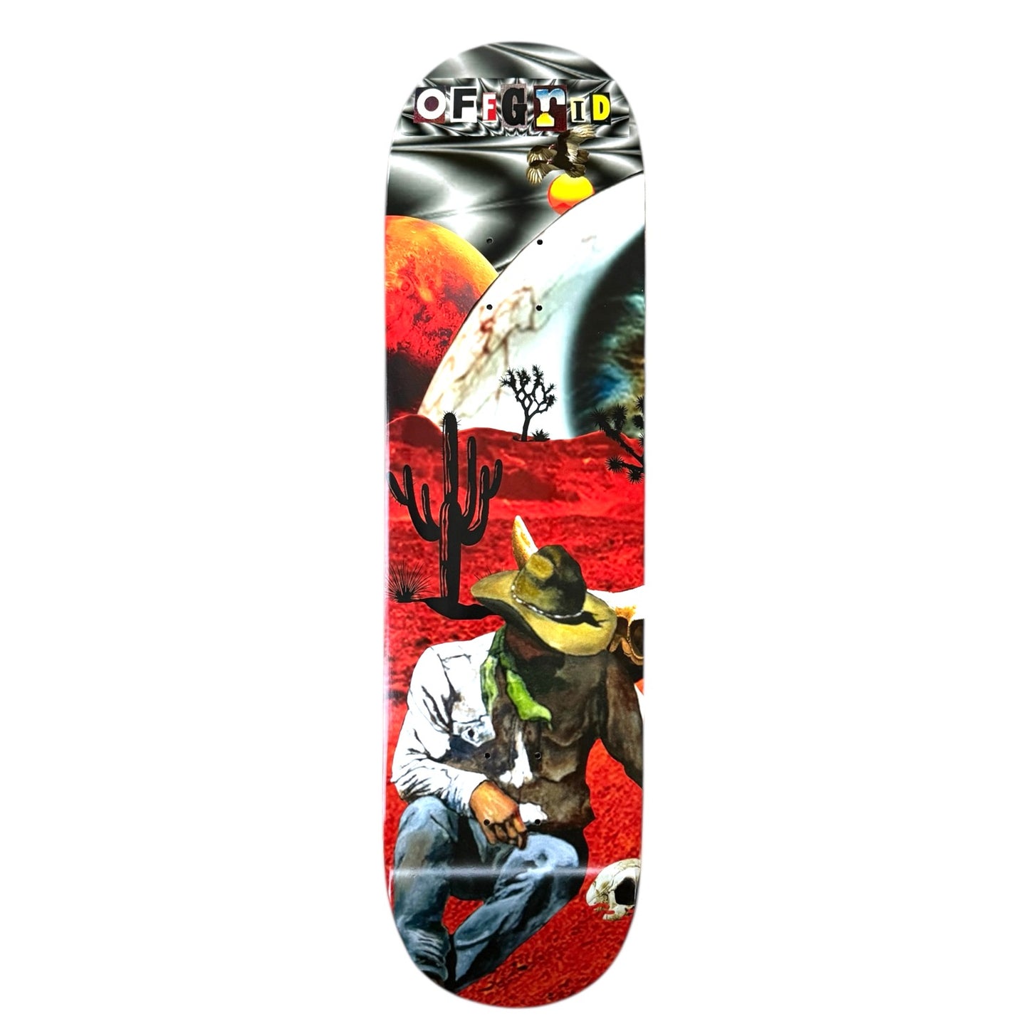 Off Grid - Psychedelic Cowboy Skateboard Deck