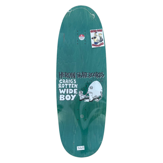 HEROIN CRAIG QUESTIONS ROTTEN WIDE BOY SHAPED DECK 10.75