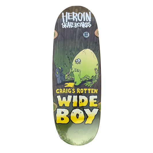 HEROIN CRAIG QUESTIONS ROTTEN WIDE BOY SHAPED DECK 10.75