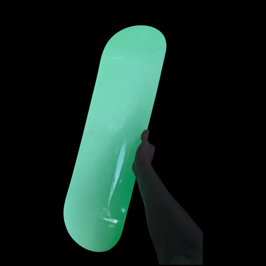 "Glower" skateboard deck